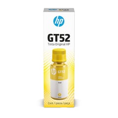 HP - Botella de Tinta Gt52 Yellow Original Ink