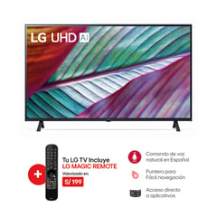 LG - Televisor LG UHD 65" 4K THINQ AI 65UR8750PSA