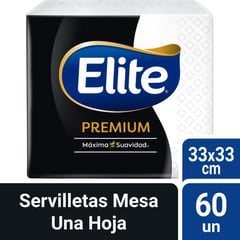 ELITE - Servilletas de Mesa 1 hoja 60 unds