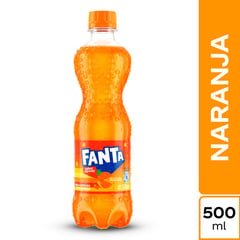 FANTA - Gaseosa sabor Naranja 500 mL