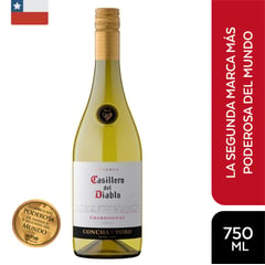 CASILLERO DEL DIABLO - Vino Chardonnay 13.5° 750 mL
