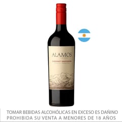 ALAMO - Vino Caber Sauvignon Álamos 13.5° 750 mL