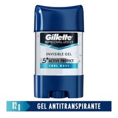 GILLETTE - Desodorante Antitranspirante Gel Cool Wave 82 g