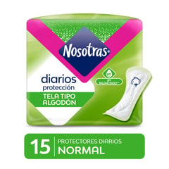 NOSOTRAS - Protectores Diarios Normal Nosotras 15 Unidades