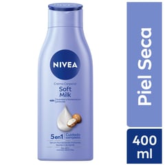 NIVEA - Crema Corporal Nivea Soft Milk Piel Seca Frasco 400 mL