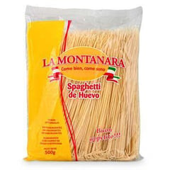 LA MONTANARA - Fideo Spaghetti al Huevo Montanara 500 g