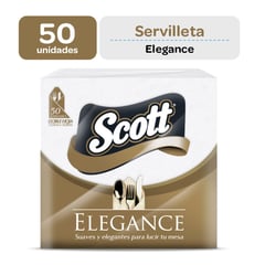 SCOTT - Servilletas Elegance Doble hoja 50 unds