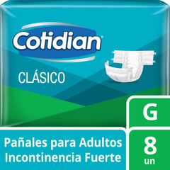 undefined - Pañal Cotidian Clasico Incon Fuerte Gr 8 und