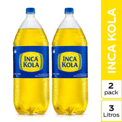 INCA KOLA - Two Pack Gaseosa Inca Kola Sabor Original 3 L