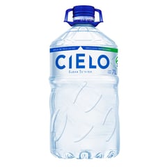 CIELO - Agua Mineral sin gas Bidón Descartable 7 L