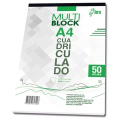 LORO - Block A4 50 hojas cuaderno diseño