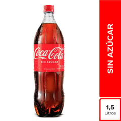 COCA COLA - Gaseosa Coca Cola Zero 1.5L