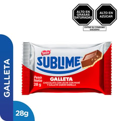 SUBLIME - Chocolate Sublime con Galleta 28 g