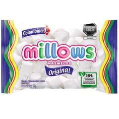 COLOMBINA - Marshmellows Millows Cilindro Blanco 145 g