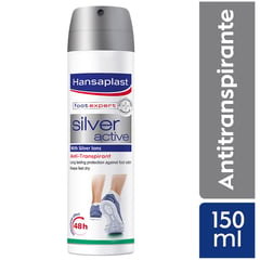 HANSAPLAST - Spray para Pies Silver Antibacterial Handsaplast 150 mL