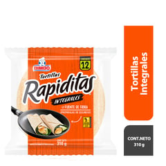 BIMBO - Rapiditas Tortilla de Harina de Trigo Integral 12 Unidades