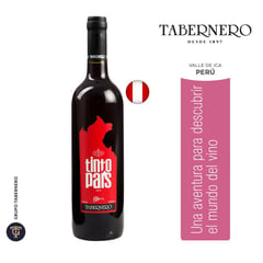 TABERNERO - Vino Tinto País Semi Seco 12° 750 mL
