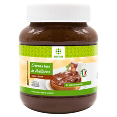 TOTTUS - Crema de Avellanas Sabor a Cacao 400 g