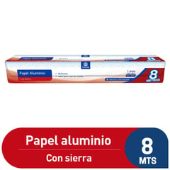 TOTTUS - Papel Aluminio con Sierra 8 mtrs