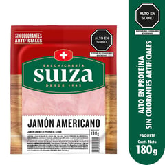 SUIZA - Jamón Americano Suizo 180 g