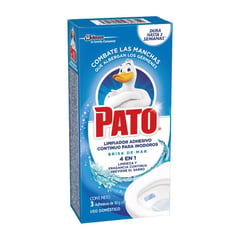 PATO - Pastilla Adhesiva Inodoro Aroma Brisa de Mar 3 unds