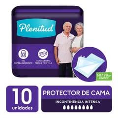 PLENITUD - Protector de cama 10 unidades
