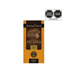 ORQUIDEA - Chocolate con Leche y Pecanas Orquídea 90 g