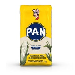 PAN - Harina de Maíz Blanco Precocido 1 kg
