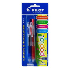 PILOT - Blister Bolig.Bl-Pl-5 Pop Lol Azul+Rojo