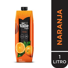 FRUGOS DEL VALLE - Bebida Sabor Naranja 1 Lt Caja