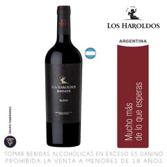 LOS HAROLDOS - Vino tinto Estate Blend 750 mL