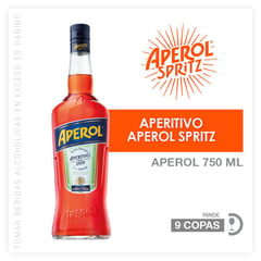 APEROL - Licor de 750 mL