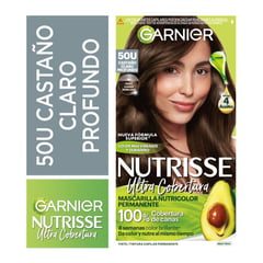 NUTRISSE - Tinte para cabello Ultra Cobertura 500 Castaño Claro 157 mL
