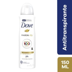 DOVE - Desodorante en aerosol Invisible Dry Dove 150 mL
