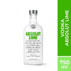 ABSOLUT - Vodka Absolut de lima de 750 mL