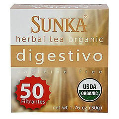SUNKA - Té de hierbas orgánico digestivo Sunka - 50 filtrantes