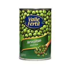 VALLE FERTIL - Arvejitas verdes en conserva Valle Fértil 425 g