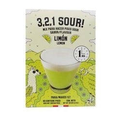 3 2 1 SOUR - Mix para Pisco Sour de Limón sobre de 125 g