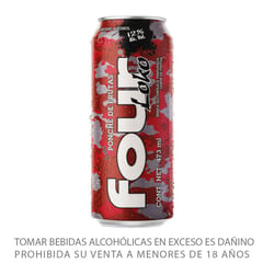 FOUR LOKO - Bebida con alcohol Ponche de frutas 473 mL