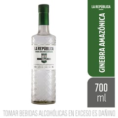LA REPUBLICA - Gin La República Amazónica Cuatro Gallos 700 mL