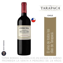TARAPACA - Vino tinto Cabernet Sauvignon 750 mL