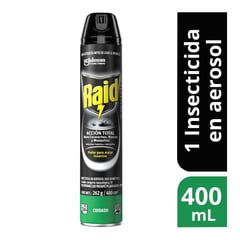 RAID - Insecticida Mata Cucarachas, Moscas y Mosquitos Raid Accion Total