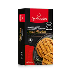 REDONDOS - HAMBURGUESA DE FINAS HIERBAS X600 GR