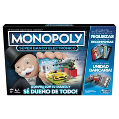 MONOPOLY - Juego De Mesa Súper Banco Electrónico