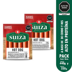 SUIZA - Pack de hotdogs