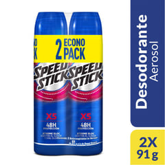 SPEED STICK - Desodorante Hombre Xtra Protección Aerosol 2x91g