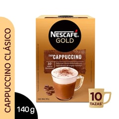 NESCAFE - Cappuccino Nescafé Gold 10 unidades