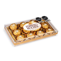 FERRERO - Bombones de chocolate y avellana Ferrero Rocher 150 g