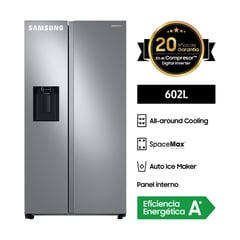 SAMSUNG - Refrigeradora 602L SBS Digital Inverter RS60T5200S9/PE