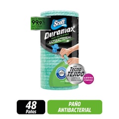 SCOTT - Paños Reutilizables Duramax Antibacterial 1 x 48 paños